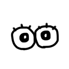 [LINEスタンプ] おもしろ目文字
