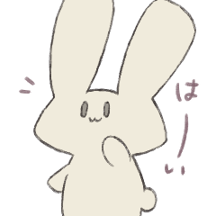[LINEスタンプ] うさぎとめんだこ