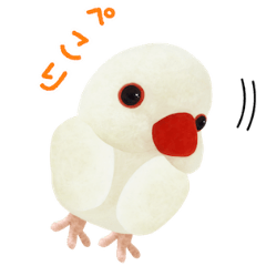 [LINEスタンプ] 白文鳥 の しろもち 1