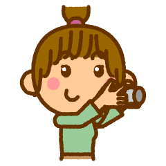 [LINEスタンプ] カメラ女子(1)