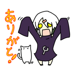 [LINEスタンプ] ろぼっ子とねこ？のスタンプ