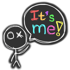 [LINEスタンプ] 「It's me！」