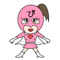 [LINEスタンプ] レディ・ピンク