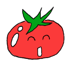 [LINEスタンプ] トマトのつぶやき