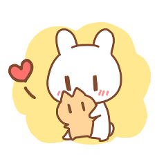 [LINEスタンプ] ゆるめのうさねこ