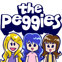 [LINEスタンプ] the peggiesの画像（メイン）