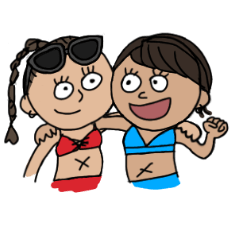 [LINEスタンプ] なかよしのステッカー