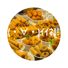 [LINEスタンプ] エスニック飯飯