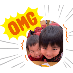 [LINEスタンプ] もっちゃん＆みれい part2