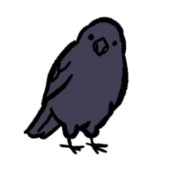 [LINEスタンプ] カラス群