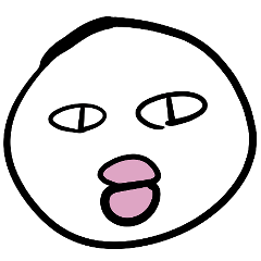 [LINEスタンプ] 顔面顔面顔面