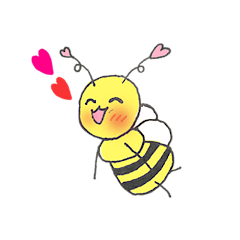 [LINEスタンプ] ミツバチのみっちゃん