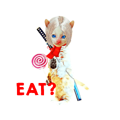 [LINEスタンプ] Happy Rock cat 17