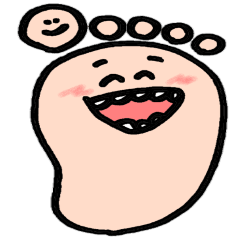 [LINEスタンプ] 足ちゃん。