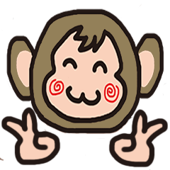 [LINEスタンプ] サルの「ジミー」