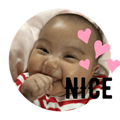 [LINEスタンプ] 可愛いリアル赤ちゃん♡(英語版)