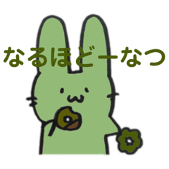 [LINEスタンプ] 抹茶を愛するうさぎ4