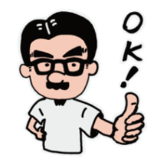 [LINEスタンプ] 髭メガネ②