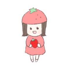 [LINEスタンプ] 小生意気な苺ちゃんスタンプ