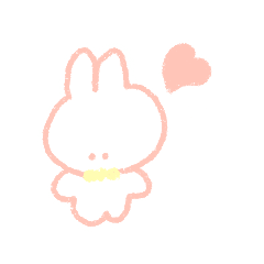 [LINEスタンプ] ふきげんなうさぎの画像（メイン）