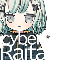 [LINEスタンプ] サイバーファッション Raitaちゃんの画像（メイン）