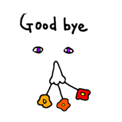[LINEスタンプ] 花毛は切らずにそのまま伸ばそう