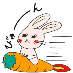 [LINEスタンプ] パンツうさぎ♡