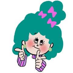 [LINEスタンプ] かわいいすいーとがーるず