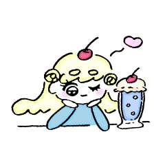 [LINEスタンプ] クリームソーダとの日常