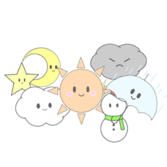 [LINEスタンプ] お天気さんの日常語スタンプ