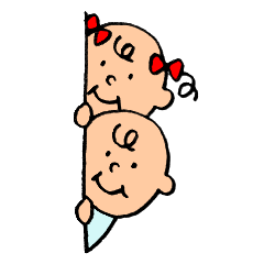 [LINEスタンプ] 仲良し双子の日常スタンプ