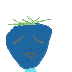 [LINEスタンプ] それそれっ！ 青いちご君