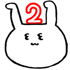 [LINEスタンプ] うさぽん2