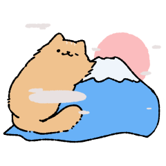 [LINEスタンプ] デカいねこ