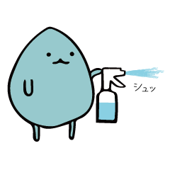 [LINEスタンプ] みずいろみずくん