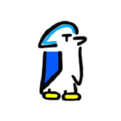 [LINEスタンプ] クールペンギンのスタンプの画像（メイン）