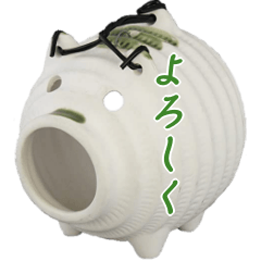[LINEスタンプ] 蚊取りブタスタンプ
