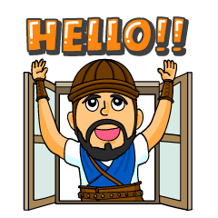 [LINEスタンプ] ゆかいなもじゃもじゃ君たち