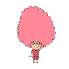 [LINEスタンプ] 小人アロフくんと、愉快なかわいい仲間たち