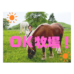 [LINEスタンプ] あきちゃん牛