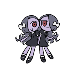 [LINEスタンプ] Grayish Twins