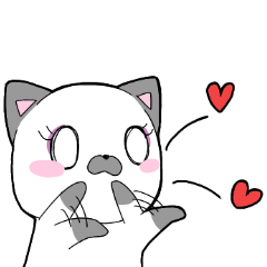 [LINEスタンプ] 荒ぶりねこ。