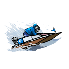 [LINEスタンプ] 競艇イラスト