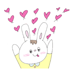 [LINEスタンプ] みてみて！ウサミちゃん！！