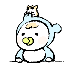 [LINEスタンプ] バブ＆ハム☆