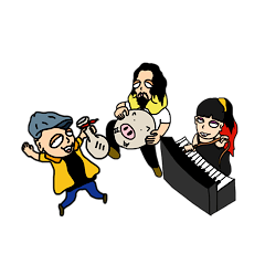 [LINEスタンプ] ガチタンバリン奏者とオクちゃんと果那さま