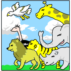 [LINEスタンプ] ほんわか敬語動物園