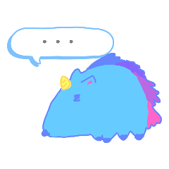 [LINEスタンプ] ゆるユニコーンの日常会話