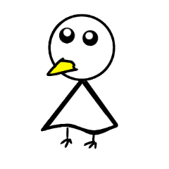 [LINEスタンプ] てるてるヒヨコ