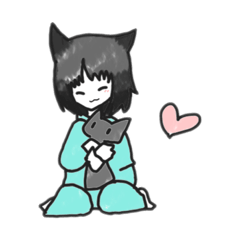 [LINEスタンプ] 猫のけーくん